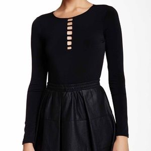 ➳ NWT Ladder Cutout Bodysuit